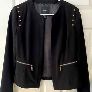 Barely worn studded moto blazer